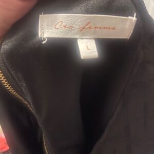 Black cocktail dress